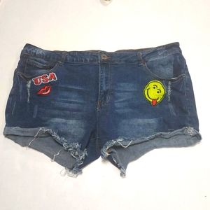 Alibi Woman Jeans Shorts Size 24